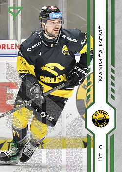 Maxim Cajkovic Litvinov Tipsport ELH 2024/25 SportZoo 2. serie Green Glitter /30 #283